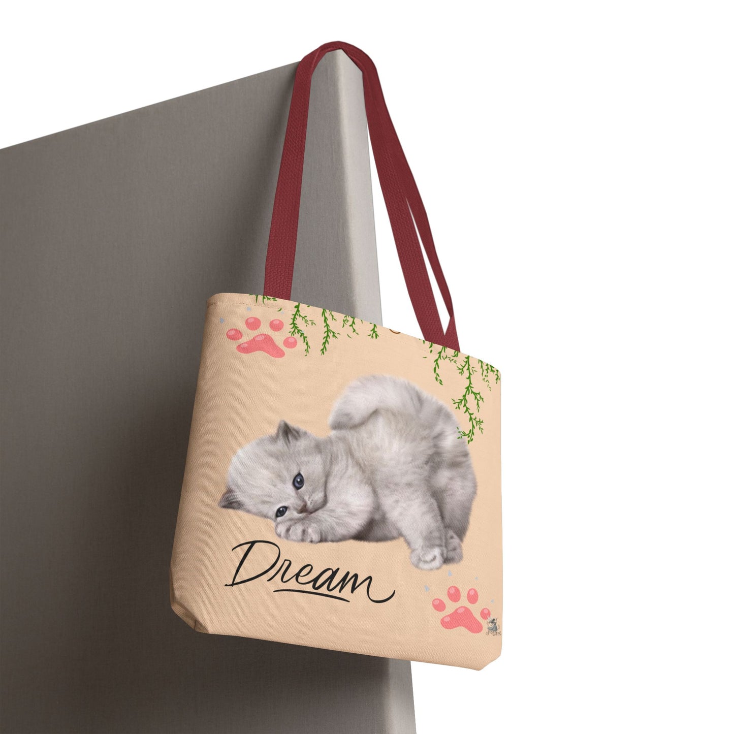 Dreamy Cat Tote Bag | Cute Pet Lover Gift | Stylish Eco-Friendly Tote | Paws & Whiskers Design | Everyday Use, Beach Bag, Shopping Bag