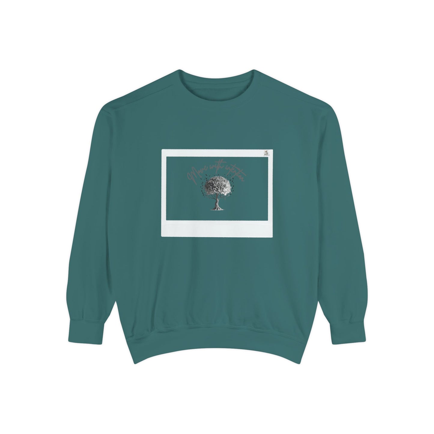 Cozy Garment-Dyed Sweatshirt, Inspirational Sweatshirt, Unisex Hoodie, Gift for Nature Lovers, Casual Everyday Wear, Motivational Apparel
