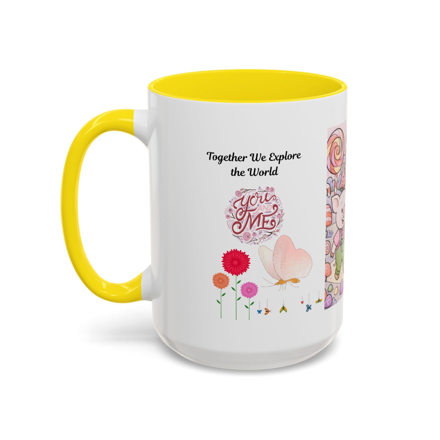 Cute Illustrative Coffee Mug for Kids, Whimsical Pig Design, Perfect Gift for Birthdays, Holidays, Tea Lovers, Home Decor
