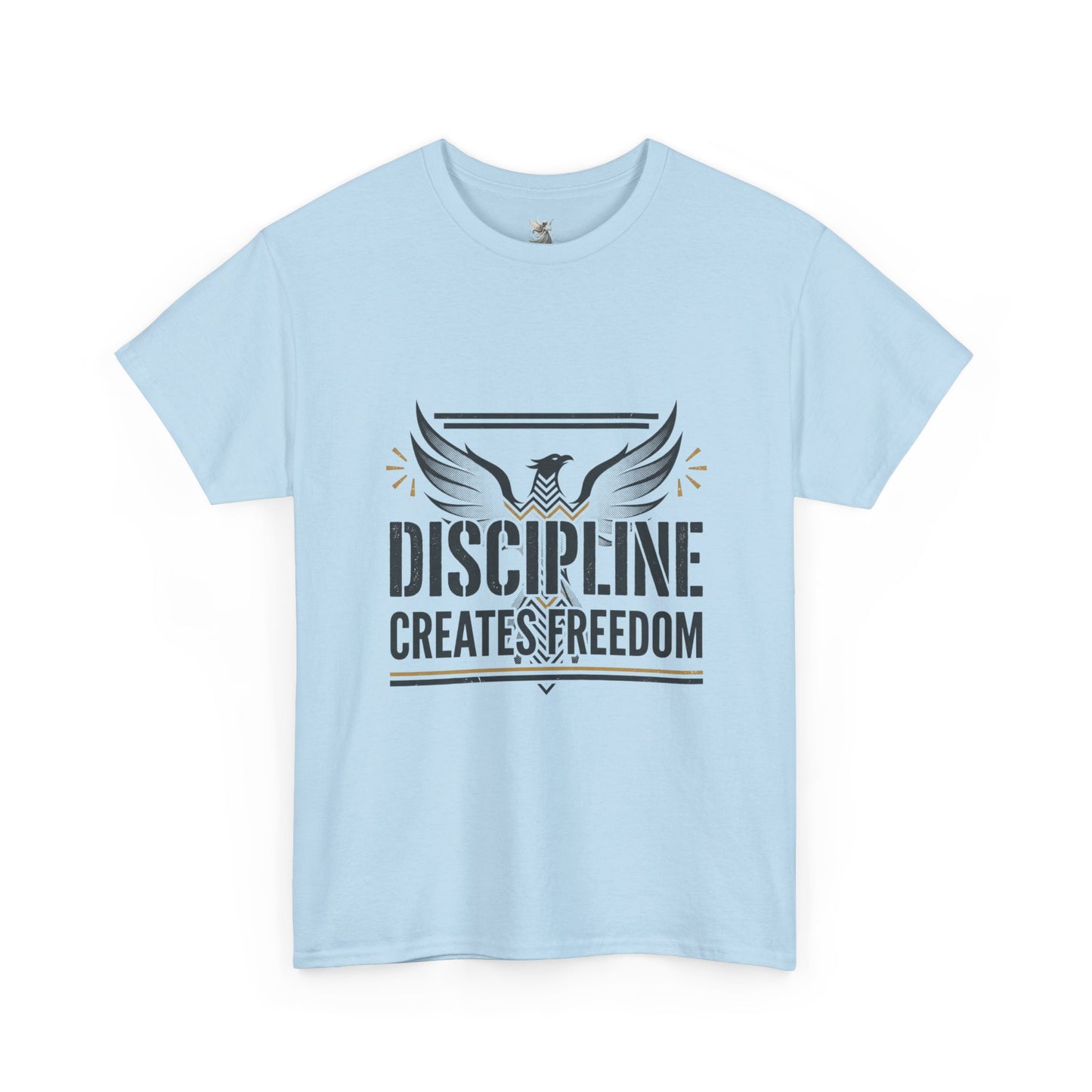 Discipline Creates Freedom T-Shirt — Motivational Eagle Fitness Tee