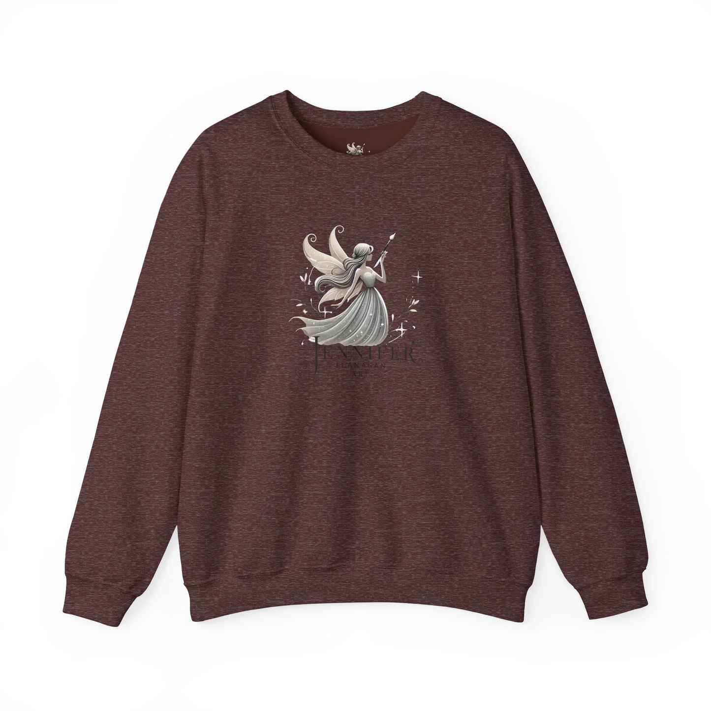 Whimsical Fairy Sweatshirt, Personalized Gift, Cozy Unisex Crewneck, Fantasy Themed Apparel, Unique Artwear, Perfect for Birthdays