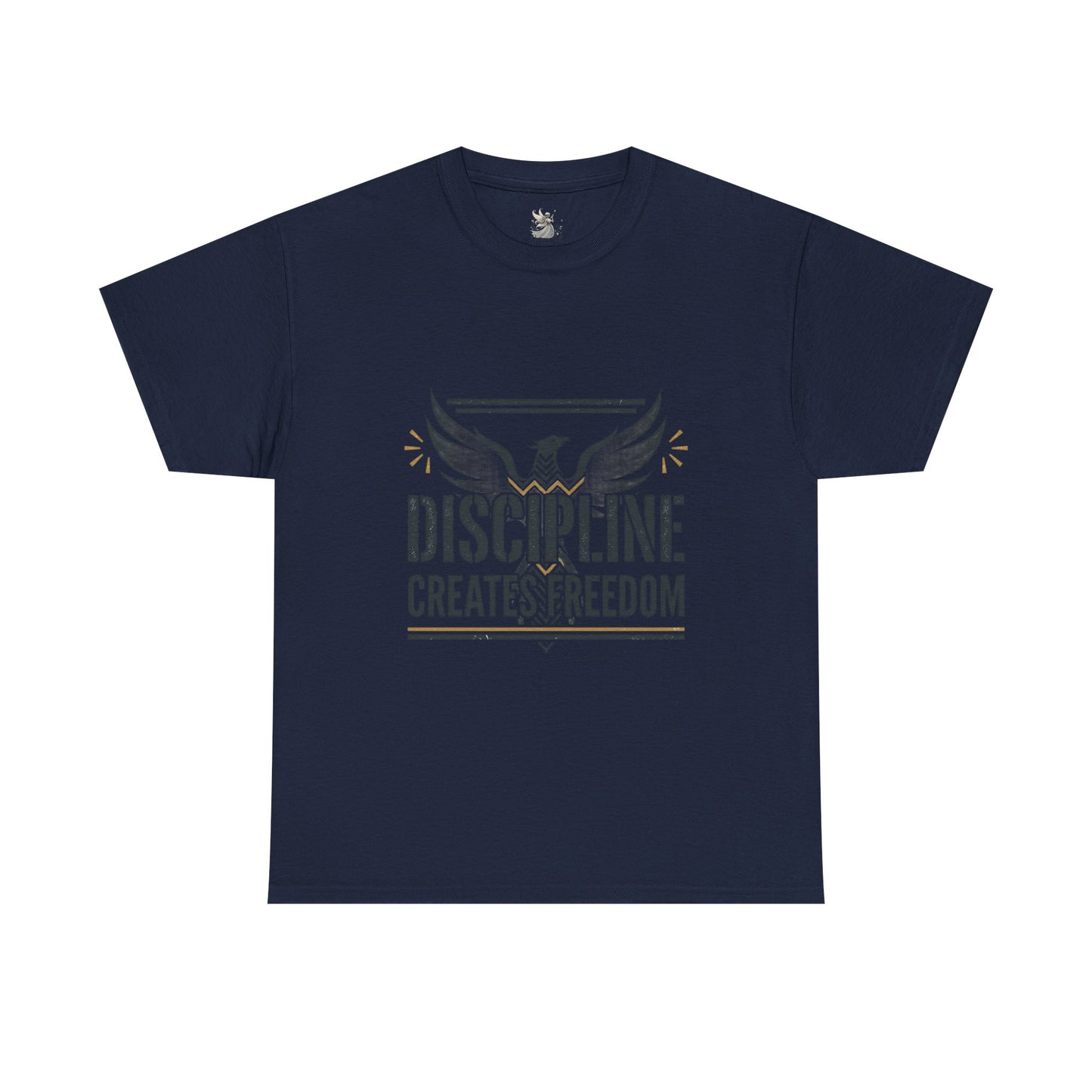 Discipline Creates Freedom T-Shirt — Motivational Eagle Fitness Tee