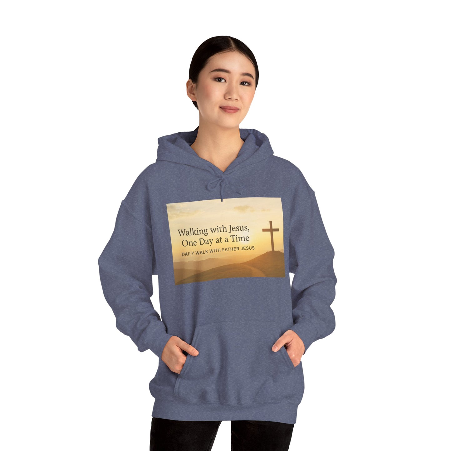 Inspirational Faith Hooded Sweatshirt, Cozy Christian Hoodie, Religious Sweatshirt, Everyday Comfort, Gift for Believers, Bible Verse [...]