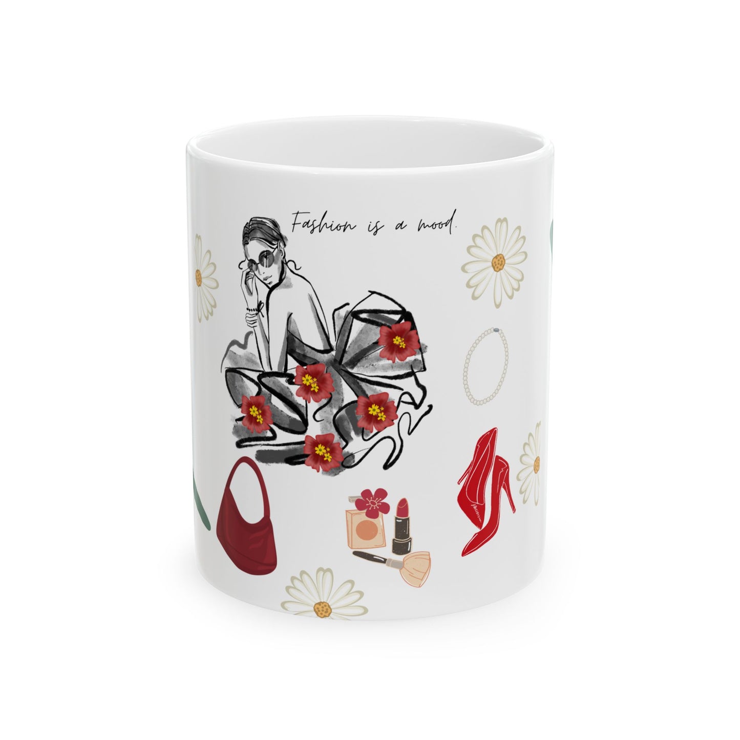 Fashion Mug - Confident Woman Illustration