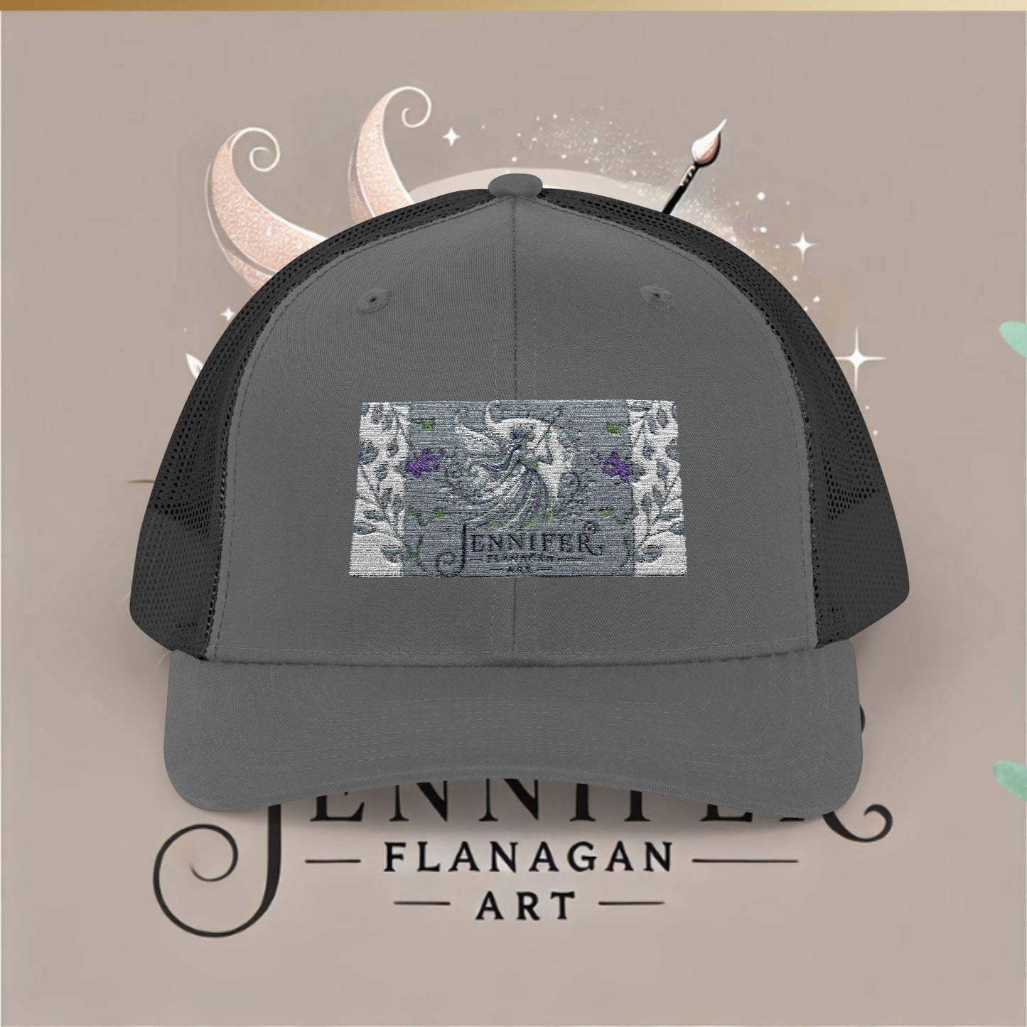 Trendy Snapback Trucker Cap with Unique Design, Casual Cap, Gift for Him/Her, Summer Accessory, Adjustable Hat, Streetwear Style