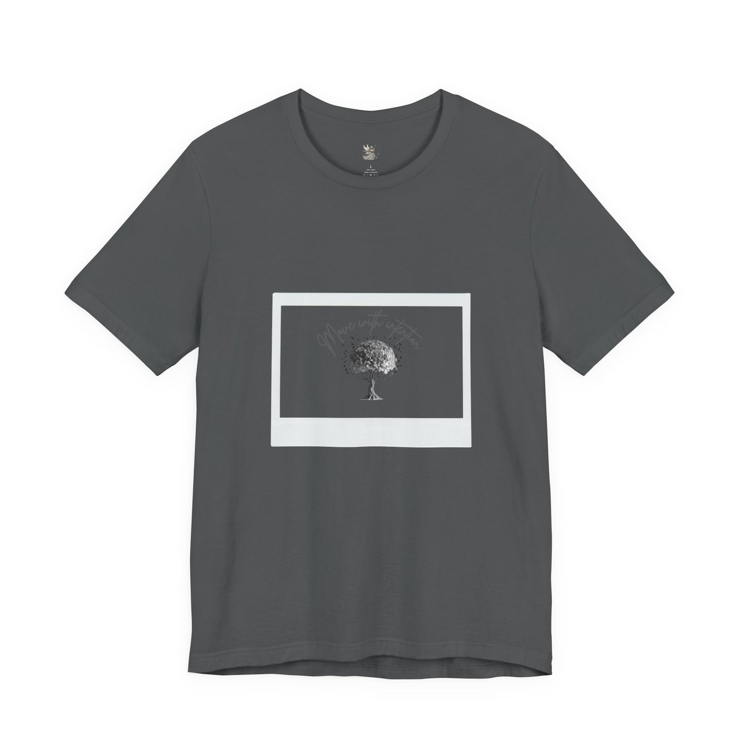 Minimalist Nature-Inspired Unisex Tee, Botanical Graphic Tee, Casual T-Shirt, Gift for Nature Lovers, Spring & Summer Wear