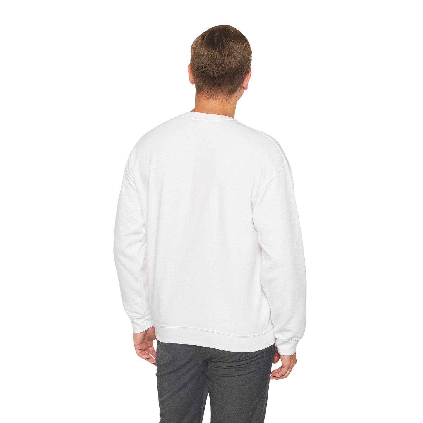 Minimalist Chest Quote Sweatshirt | Subtle Typographic Design