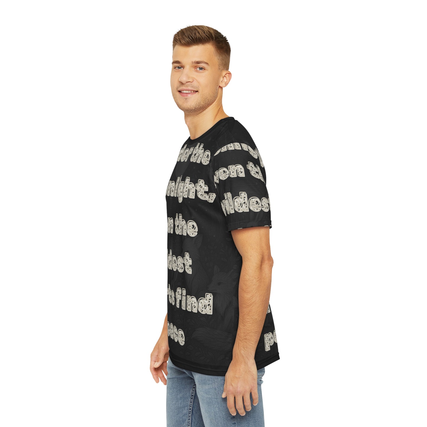 Stylish AOP Tee, Unique Graphic Shirt for Men, Casual Wear, Gifts for Fashion Lovers, Summer Tee, Trendy Outfit