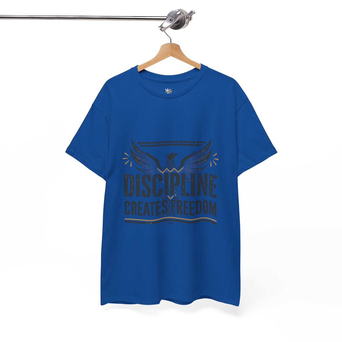 Discipline Creates Freedom T-Shirt — Motivational Eagle Fitness Tee