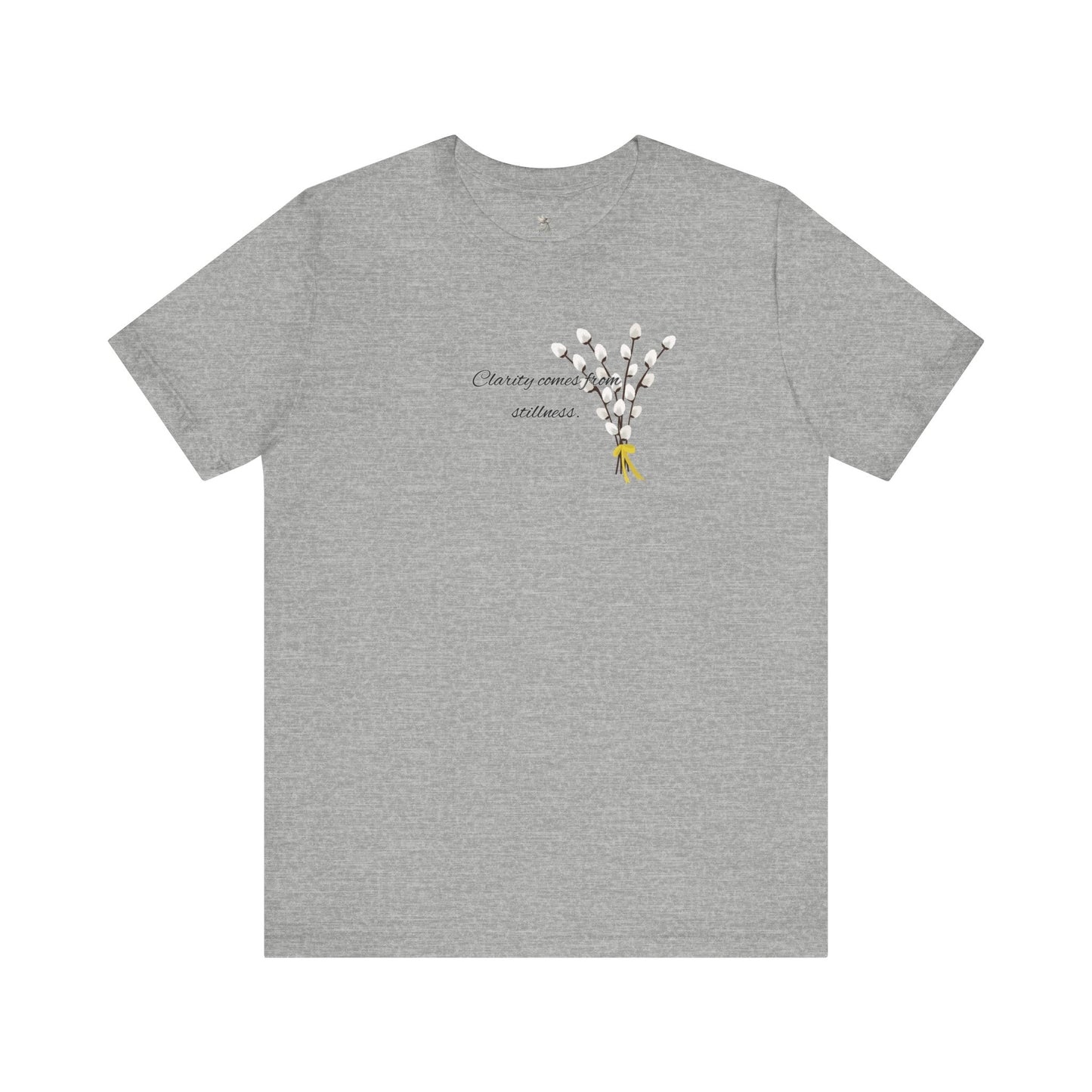 Botanical Quote Tee - Unisex Jersey Short Sleeve T-Shirt, Casual Wear, Gift for Nature Lovers, Spring Outfit, Everyday Style
