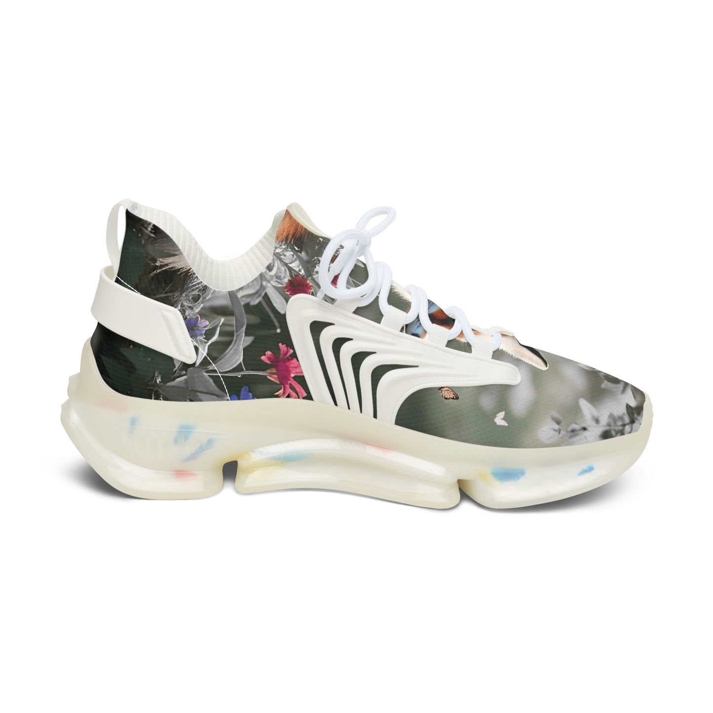 Stylish Women's Mesh Sneakers with Vibrant Floral Design, Fashion Fitness Shoes, Trendy Sneakers for Women, Comfortable Athletic [...]
