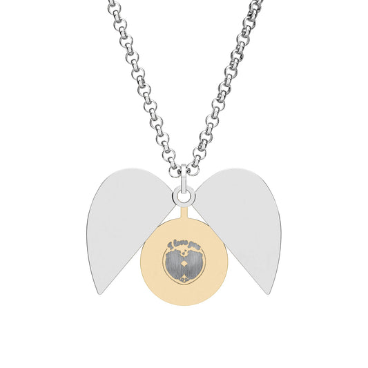 Hidden Message Heart Necklace (Engraving)