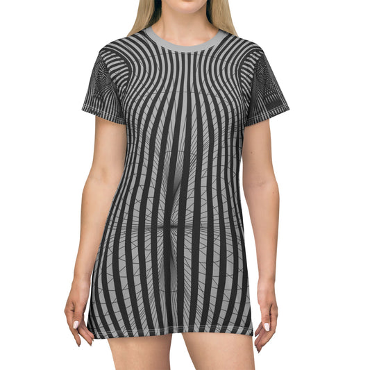 Stylish Graphic T-Shirt Dress, Casual Summer Dress, Trendy Fashion Dress, Perfect for Festivals and Everyday Wear