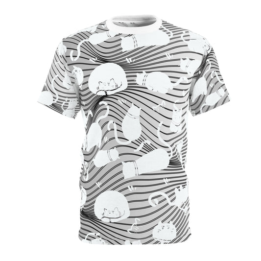Cat-Themed Unisex Tee, AOP Cut & Sew Shirt, Fun Pet Lover Gift, Unique Cat Apparel, Comfortable Everyday Wear, Perfect for Cat Lovers, [...]