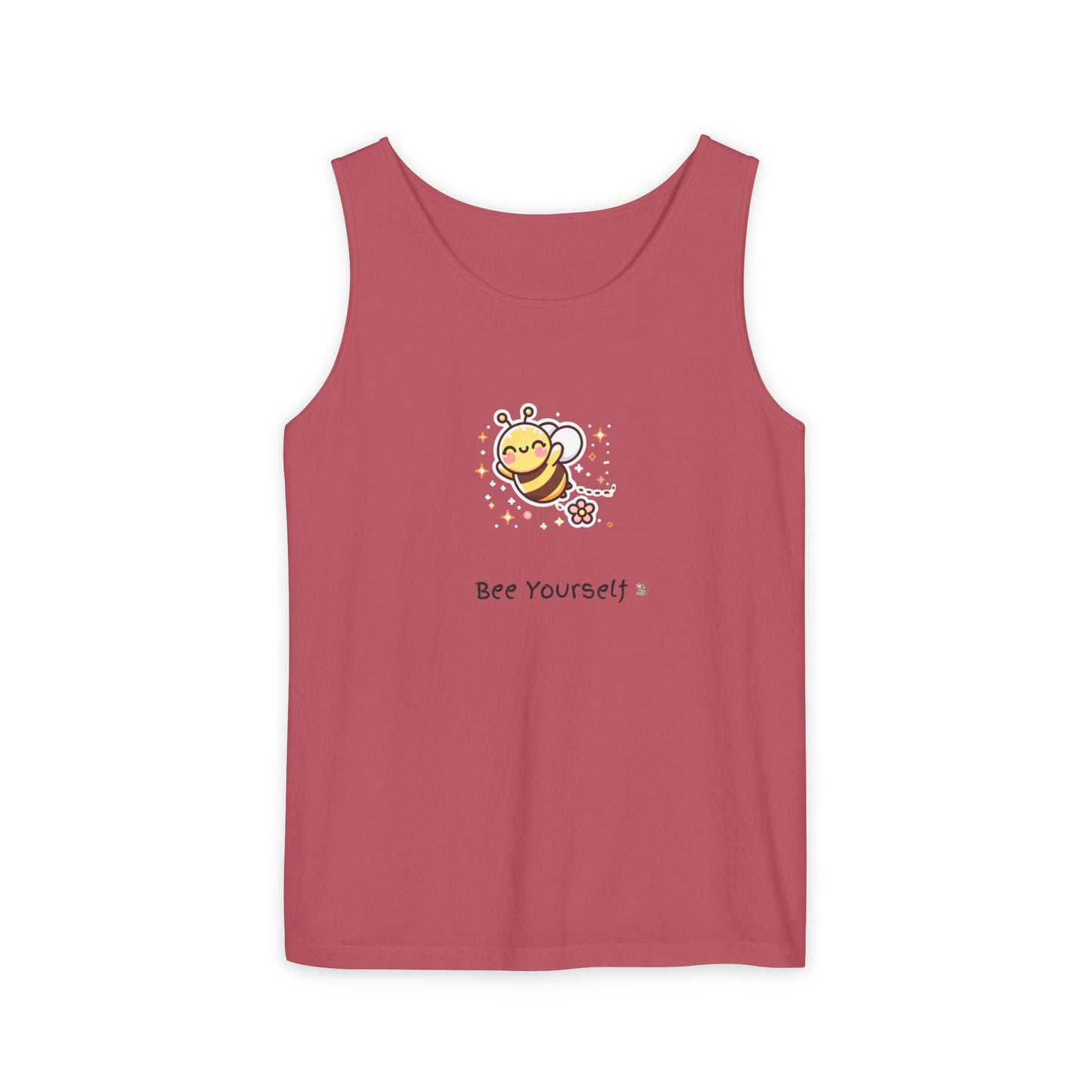 Bee Yourself Tank Top, Cute Bee Apparel, Summer Fashion, Unisex Summer Top, Gift for Nature Lovers, Bee Enthusiast Tank
