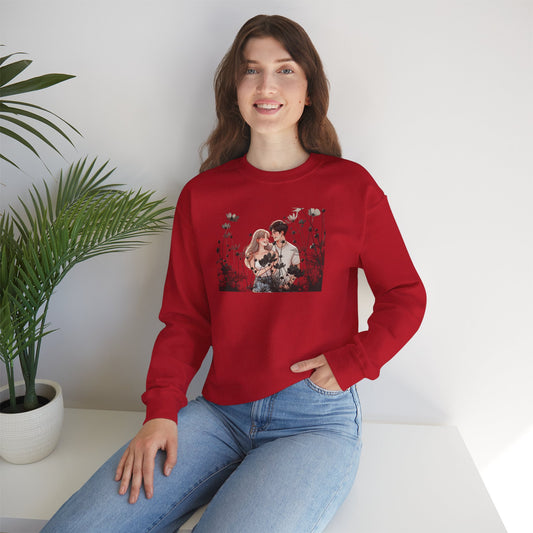 Romantic Couple Sweatshirt - Love Gift, Cozy Apparel, Valentine's Day, Anniversary Gift, Cute Couple Outfits