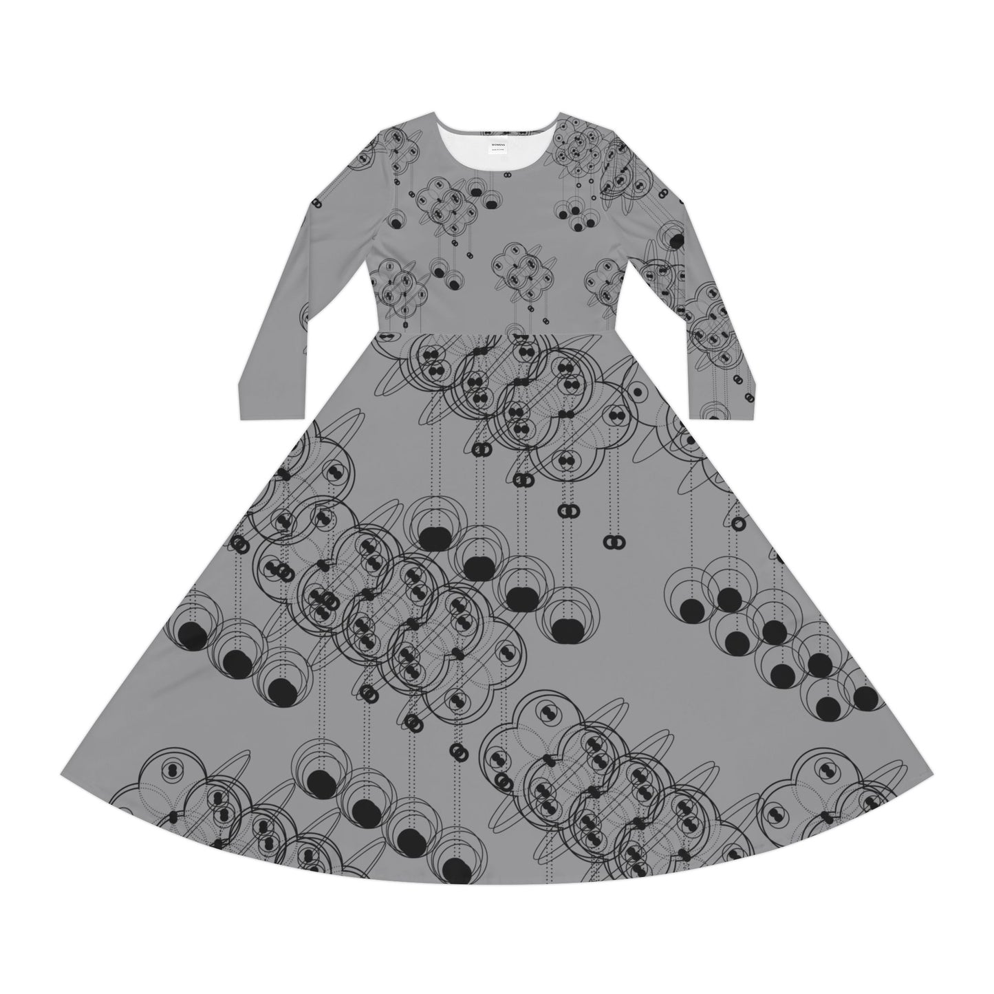 Chic Long Sleeve Dance Dress - Flowing, Comfortable, Ideal for Dance Classes, Parties, and Special Occasions, Gift for Dancers, [...]