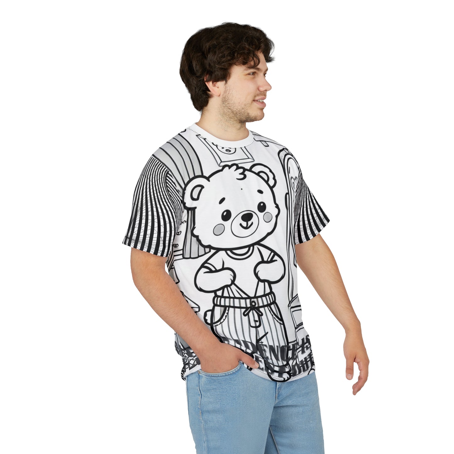 Cute Bear Confidence Tee, Unisex T-Shirt, Graphic Tee, Fun Fashion, Gift for Kids, Positive Vibes