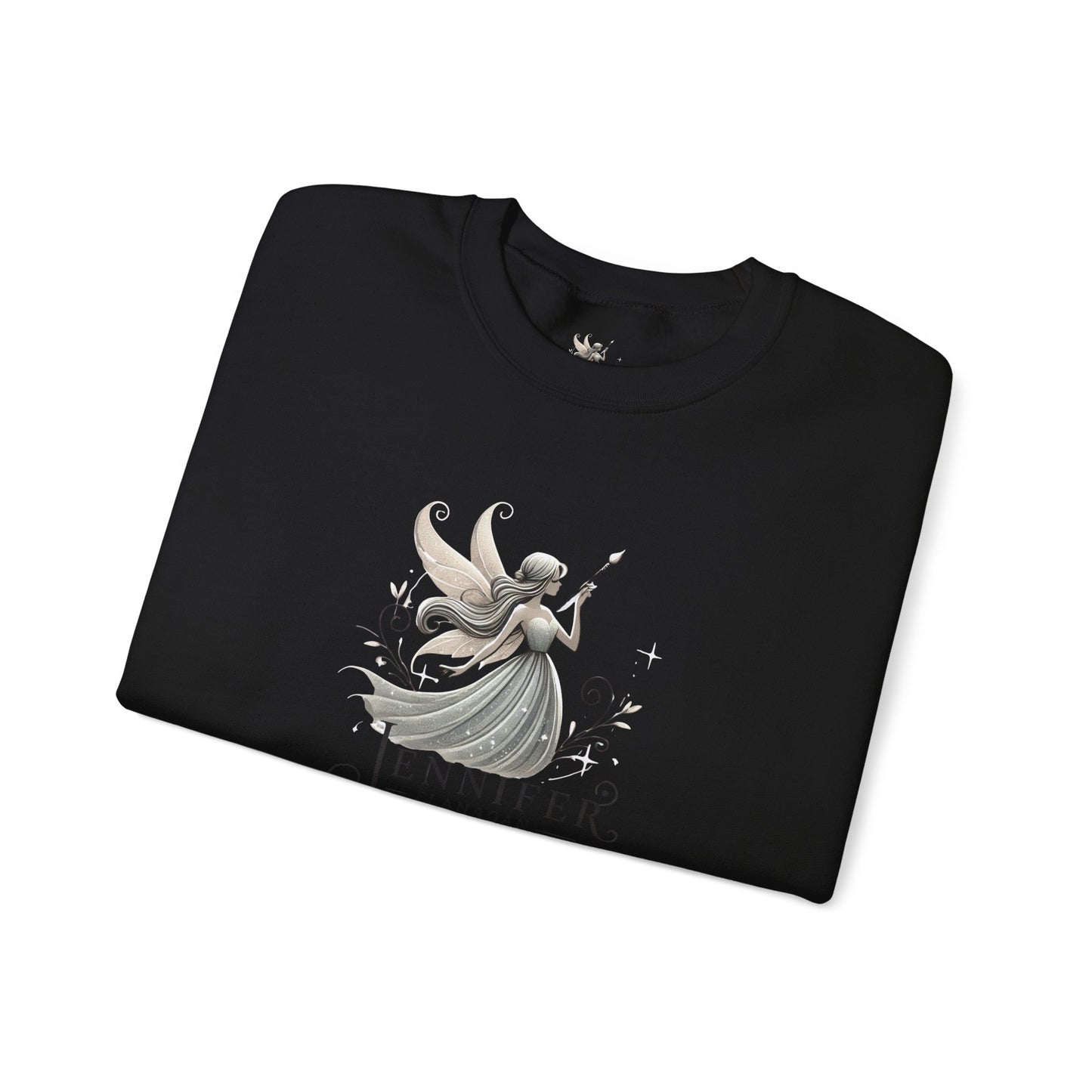 Whimsical Fairy Sweatshirt, Personalized Gift, Cozy Unisex Crewneck, Fantasy Themed Apparel, Unique Artwear, Perfect for Birthdays