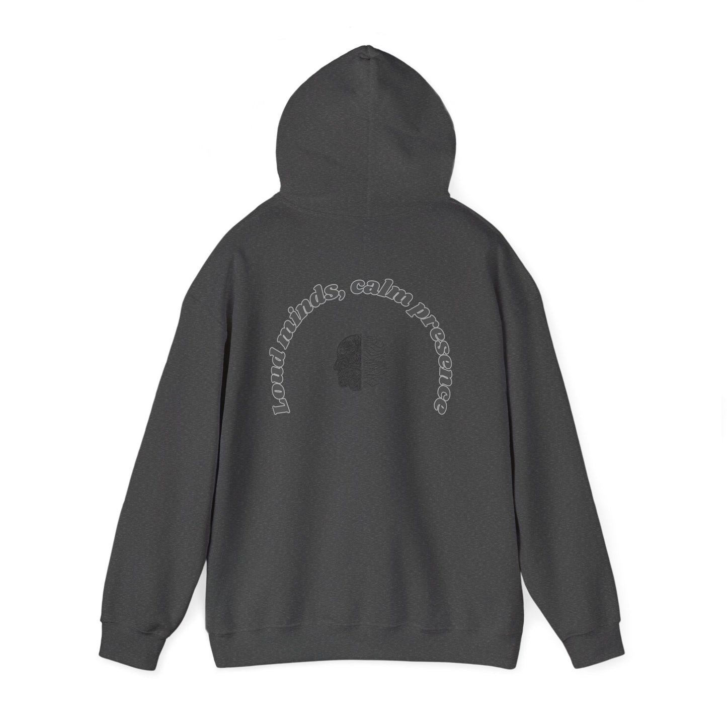 Calming Presence Hoodie - Unisex Heavy Blend™ Sweatshirt, Cozy Layer, Casual Wear, Mindfulness Gift, Relaxation Apparel