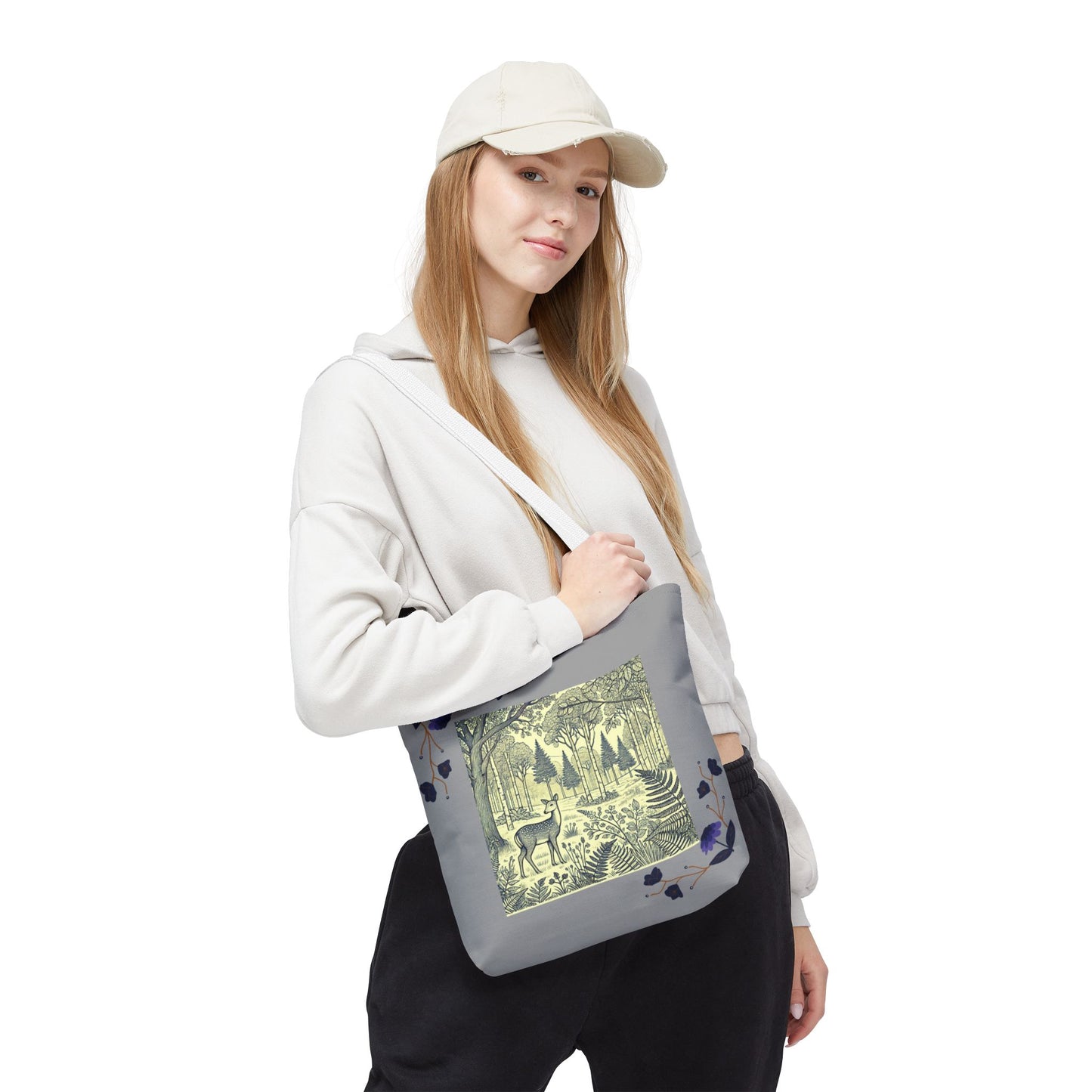 Nature-Inspired Tote Bag with Deer and Butterfly Designs, Eco-Friendly Shopping Tote, Floral Carryall, Gift for Nature Lovers, Stylish [...]