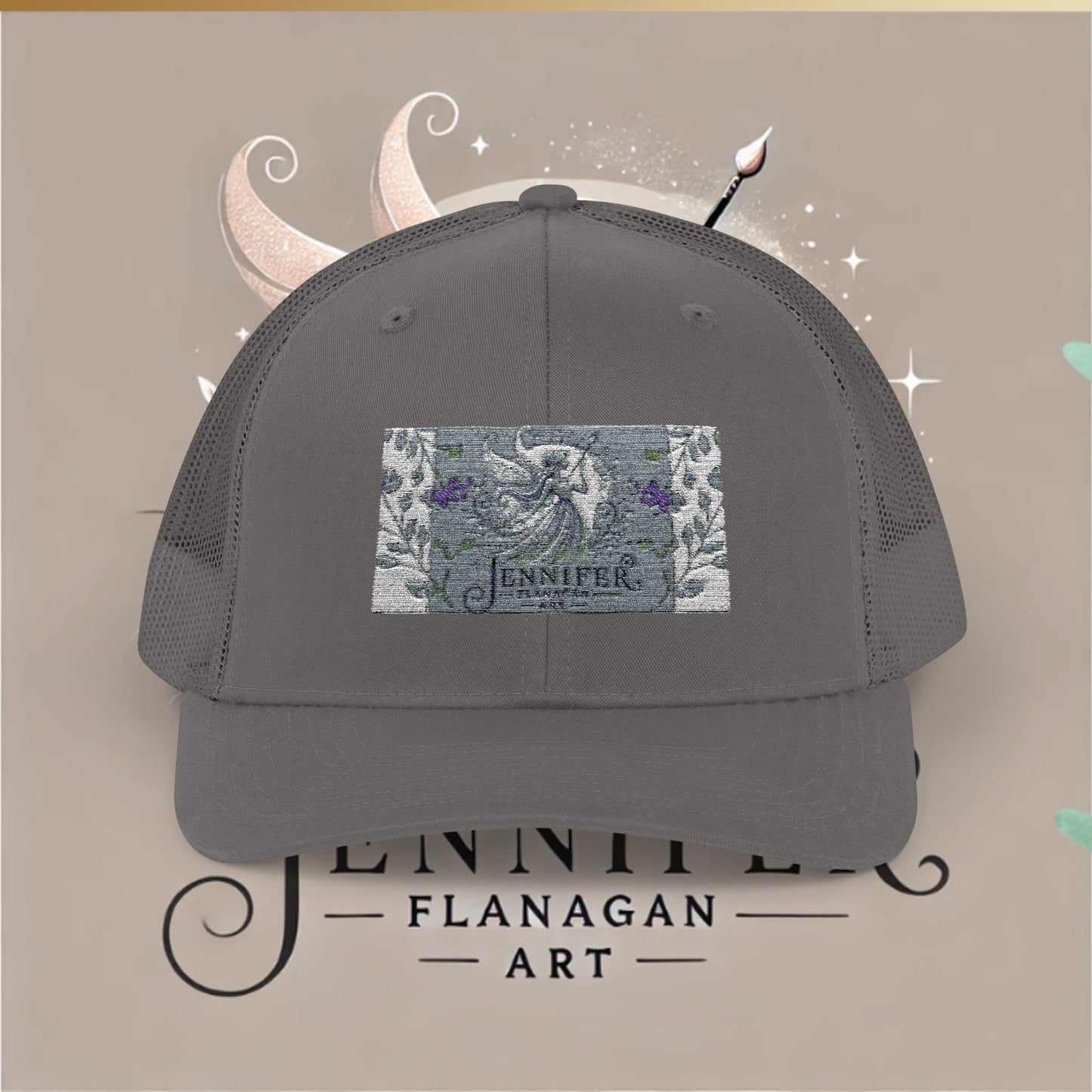 Trendy Snapback Trucker Cap with Unique Design, Casual Cap, Gift for Him/Her, Summer Accessory, Adjustable Hat, Streetwear Style