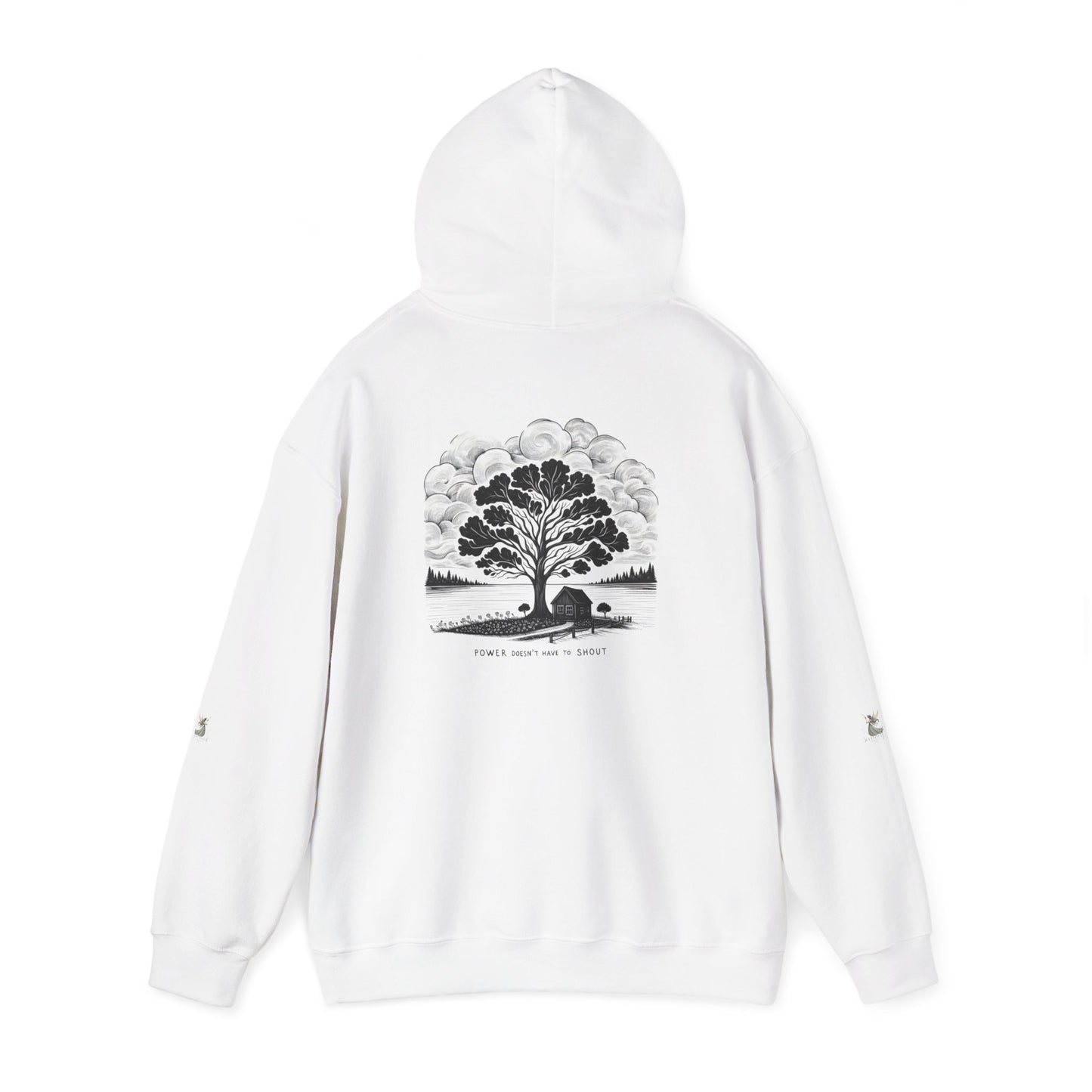 Nature-Inspired Hooded Sweatshirt | Ideal for Nature Lovers, Cozy Fall Wear, Gifts for Friends, Eco-Friendly Fashion