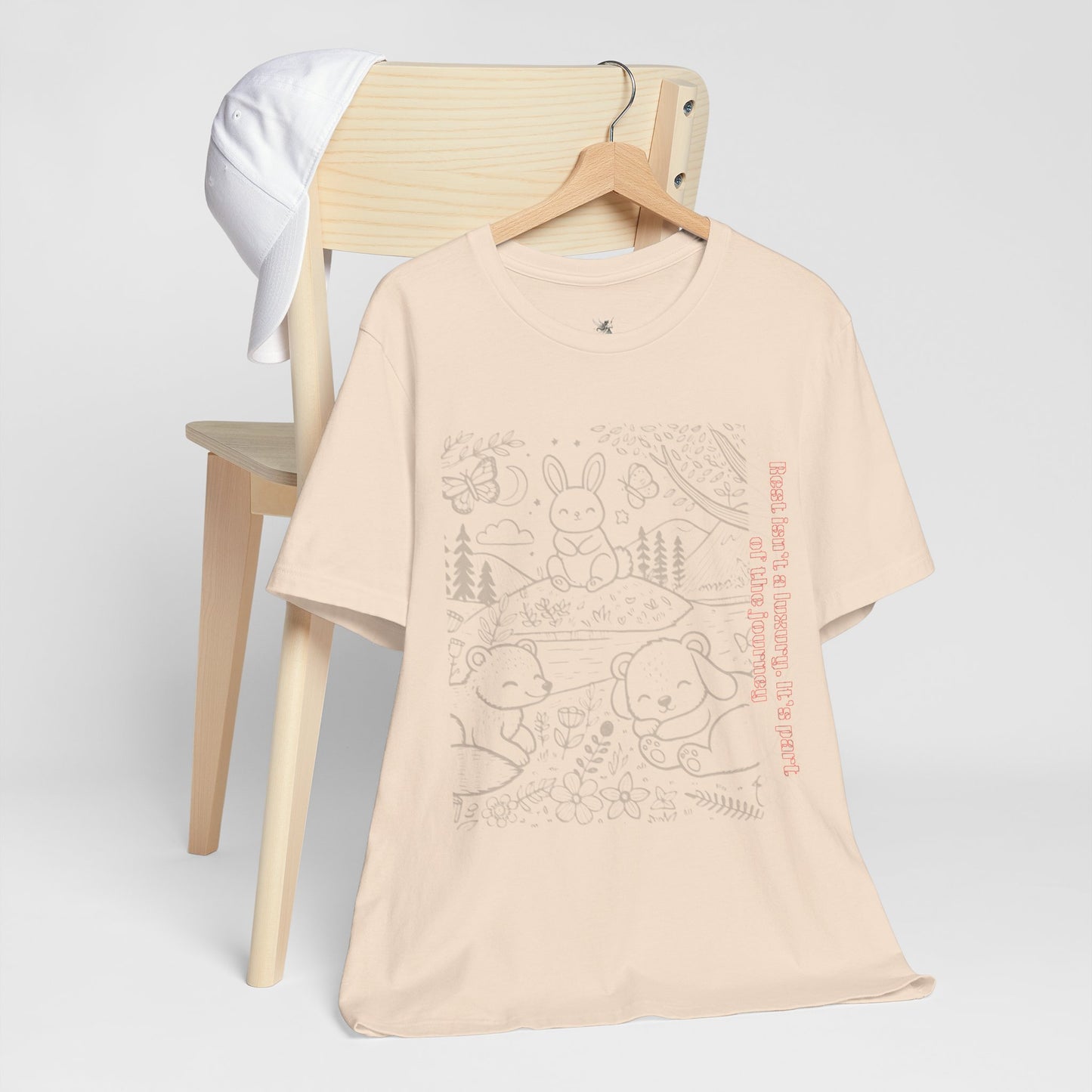 Cute Animal Design Unisex Jersey Tee, Gift for Animal Lovers, Nature Lover Shirt, Spring Fashion Tee, Kids & Adults T-Shirt