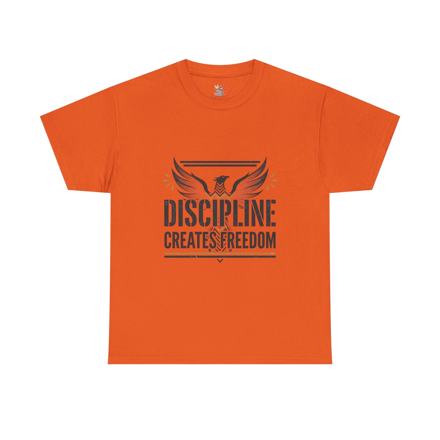 Discipline Creates Freedom T-Shirt — Motivational Eagle Fitness Tee