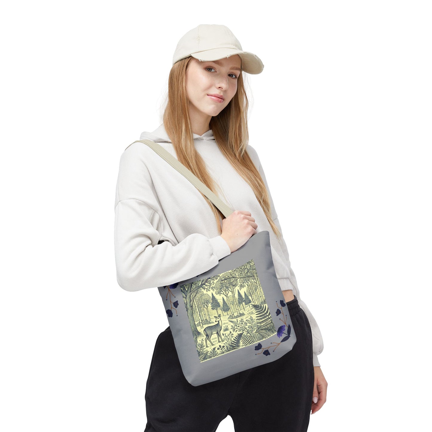 Nature-Inspired Tote Bag with Deer and Butterfly Designs, Eco-Friendly Shopping Tote, Floral Carryall, Gift for Nature Lovers, Stylish [...]