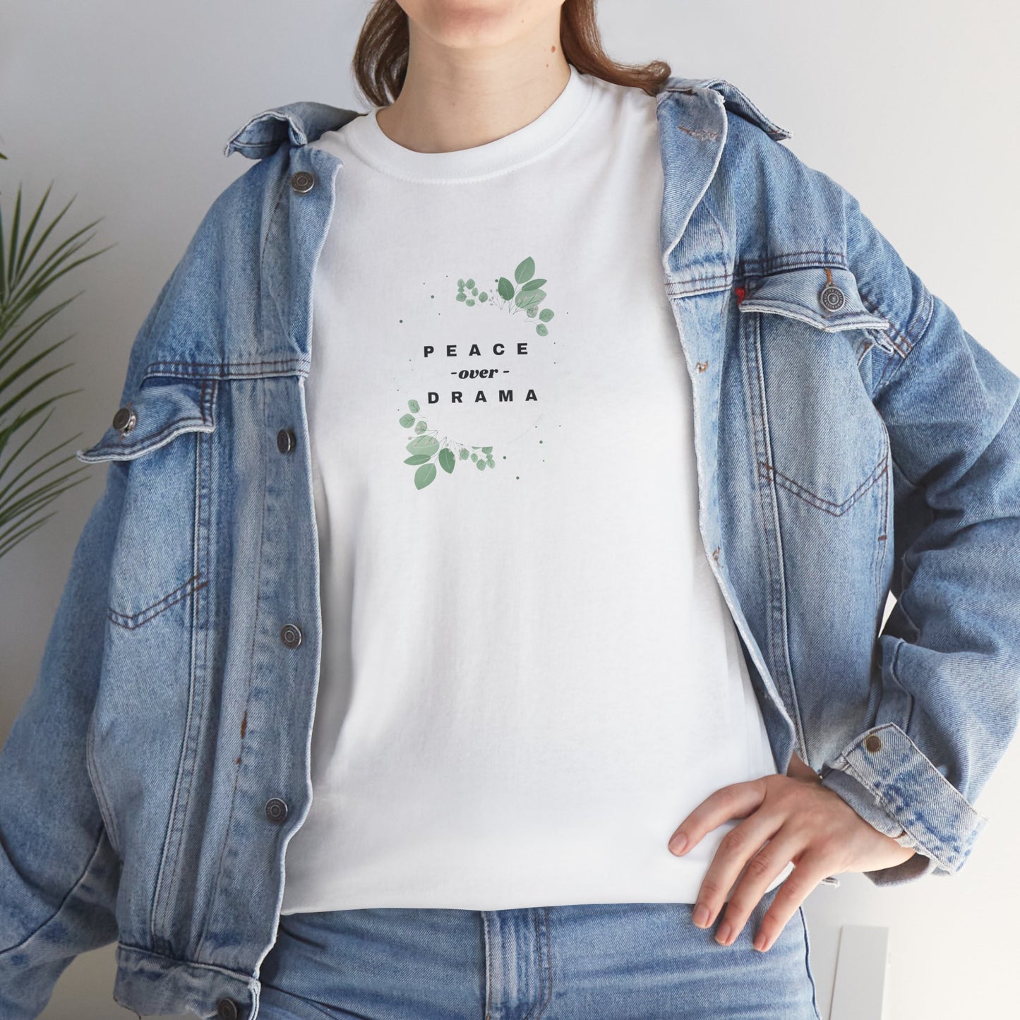 Peace & Karma Unisex Heavy Cotton Tee | Relaxed Fit, Eco-Friendly Apparel, Gift for Him/Her, Casual Wear, Nature Inspired, Mindfulness [...]