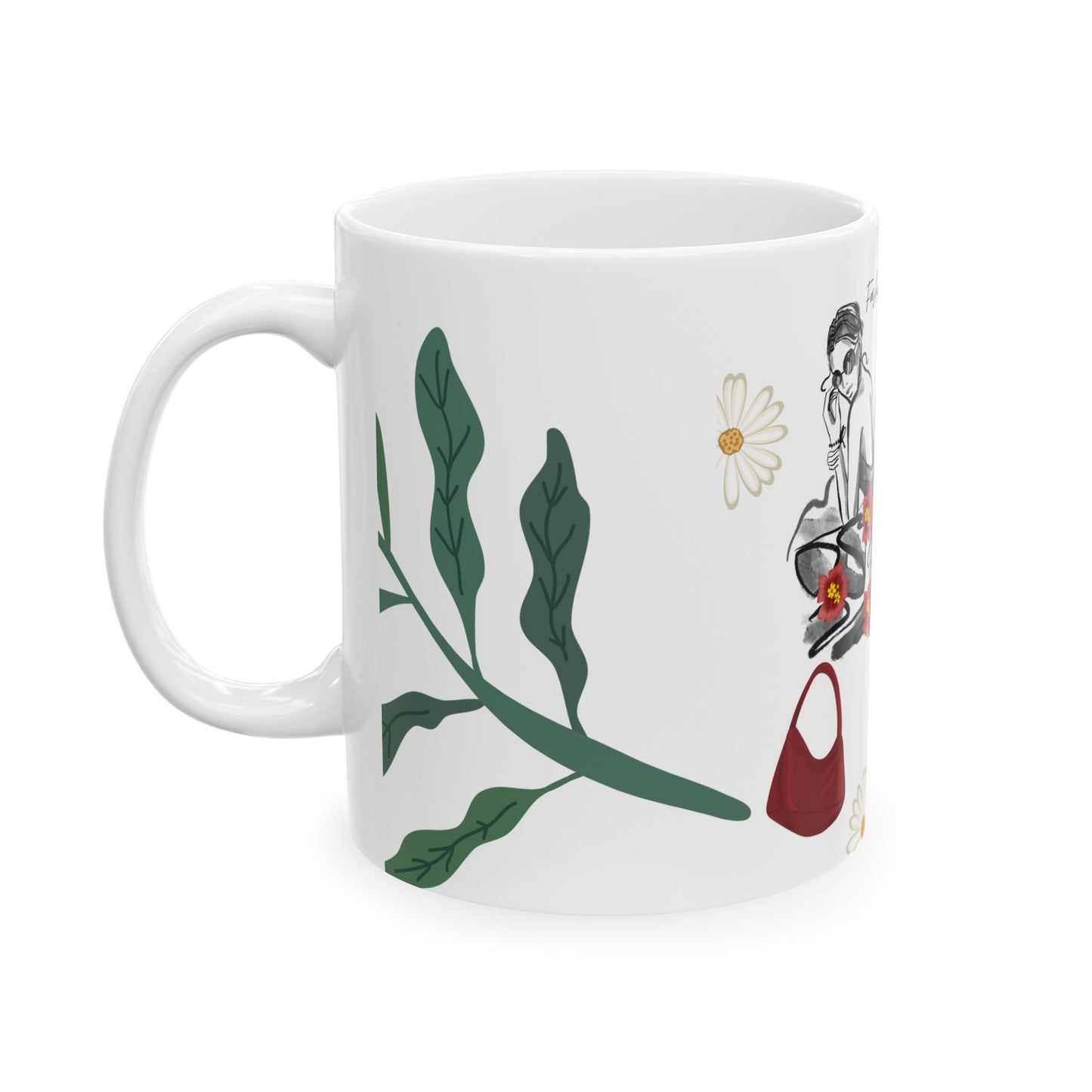 Fashion Mug - Confident Woman Illustration