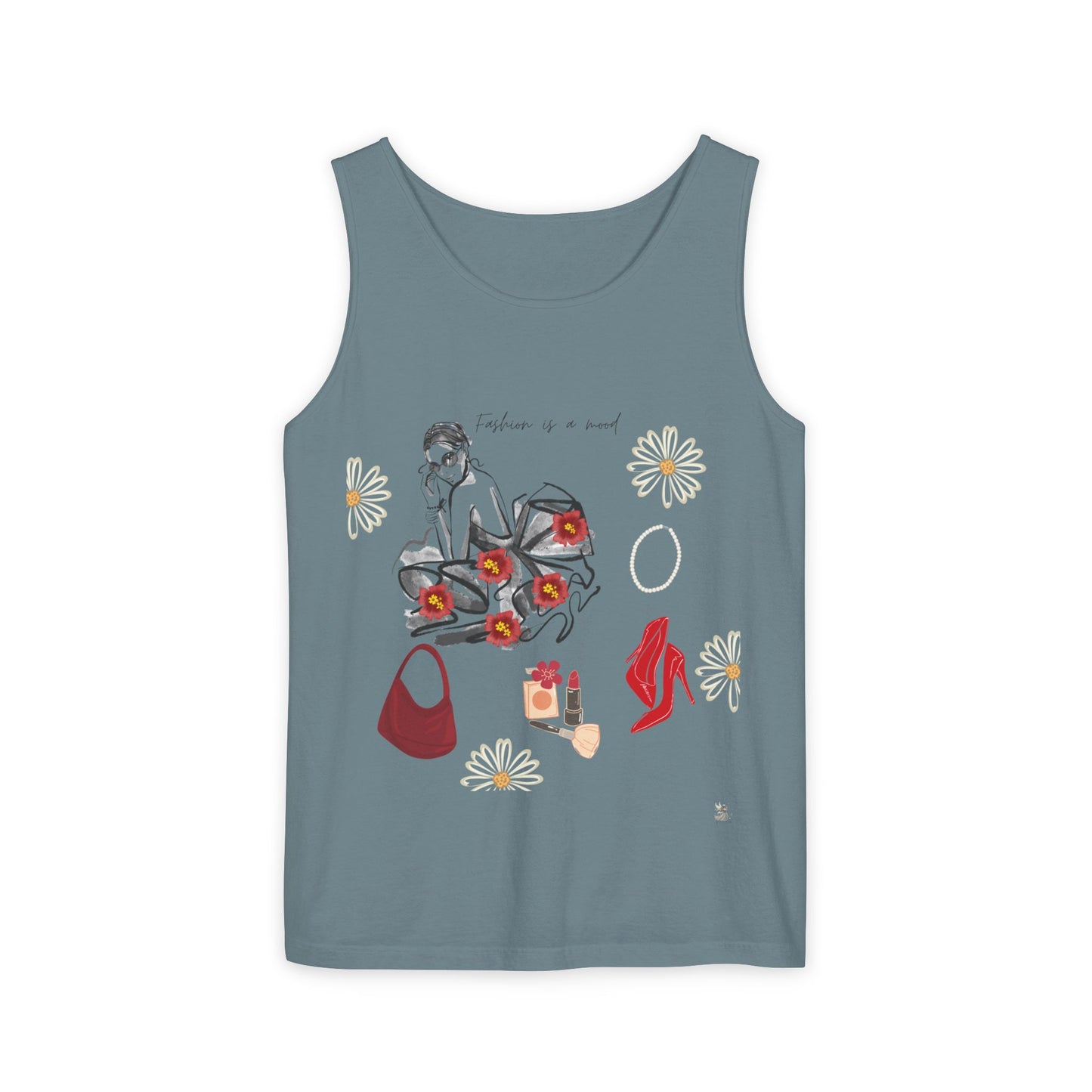 Stylish Fashionista Tank Top, trendsetter tank, summer apparel, gift for fashion lovers, casual chic top, vibrant summer style