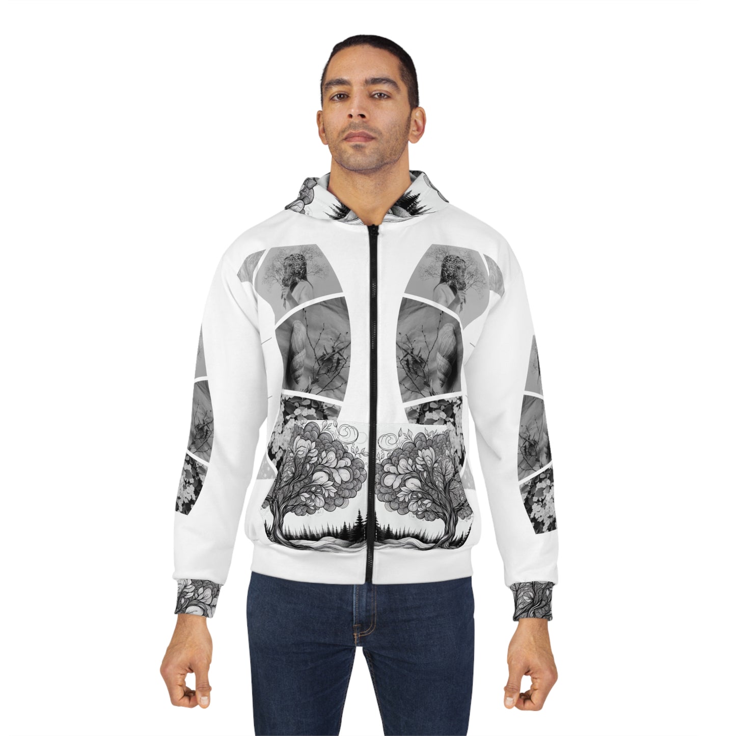 Artistic Unisex Zip Hoodie, Unique Graphic Sweatshirt, Cozy Layer for All Seasons, Perfect Gift for Nature Lovers, Trendy Outfit for [...]