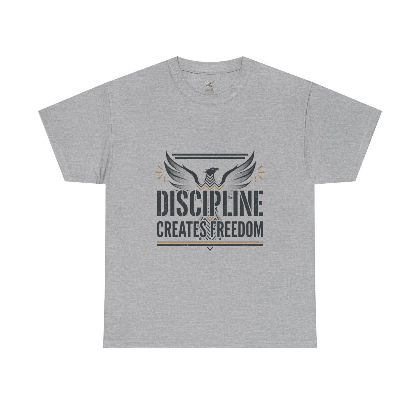 Discipline Creates Freedom T-Shirt — Motivational Eagle Fitness Tee