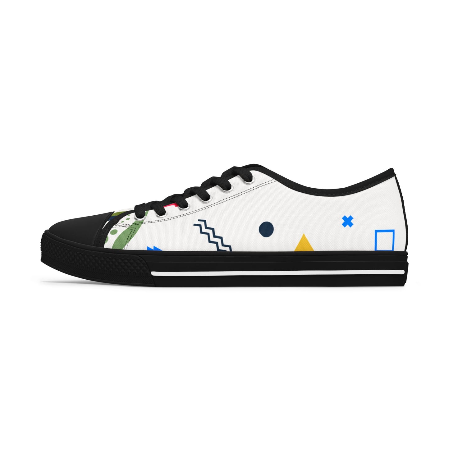 Stylish Floral Low Top Sneakers for Women, Casual Everyday Footwear, Spring/Summer Fashion, Gift for Her