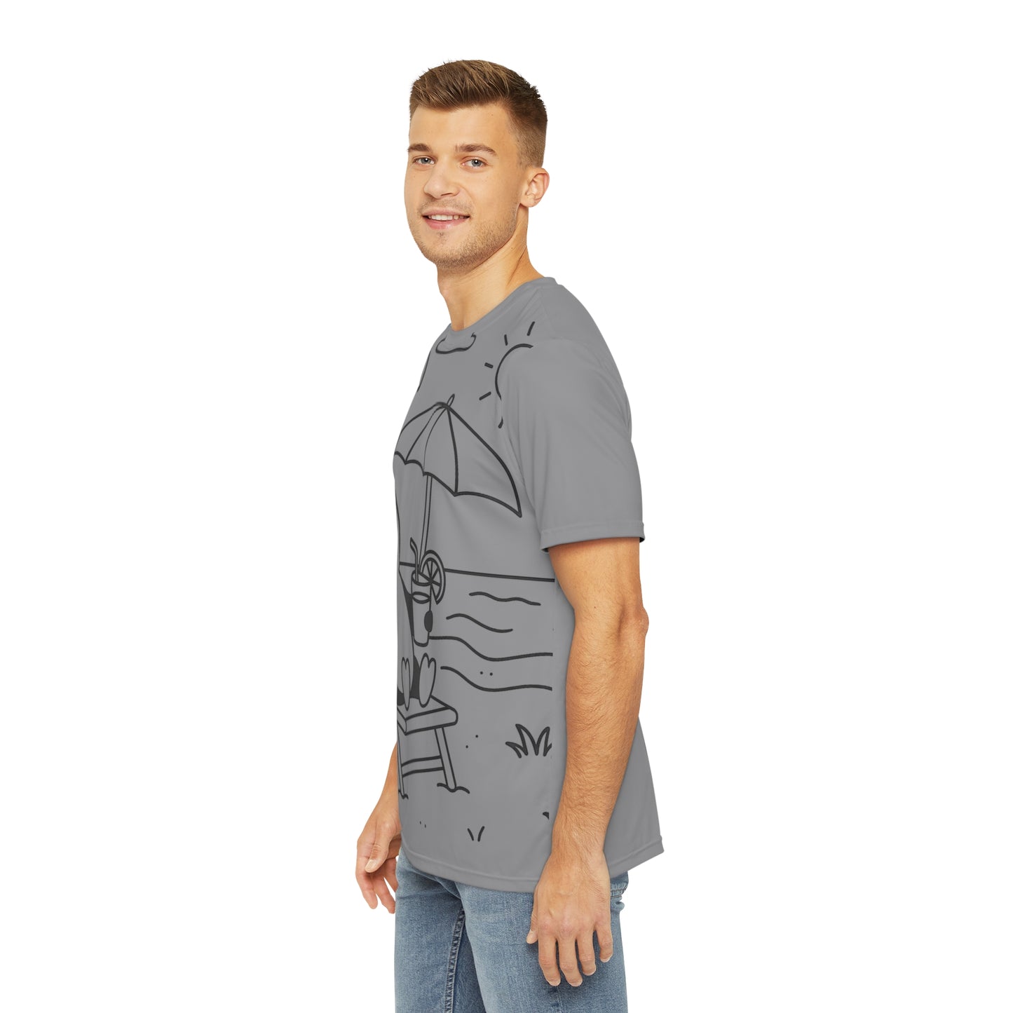 Men's Trendy Graphic Tee, Stylish Casual Top, Unisex Statement Shirt, Fashionable Everyday Wear, Unique Gift for Him
