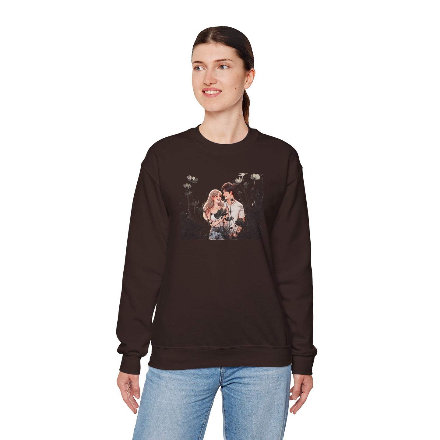 Romantic Couple Sweatshirt - Love Gift, Cozy Apparel, Valentine's Day, Anniversary Gift, Cute Couple Outfits
