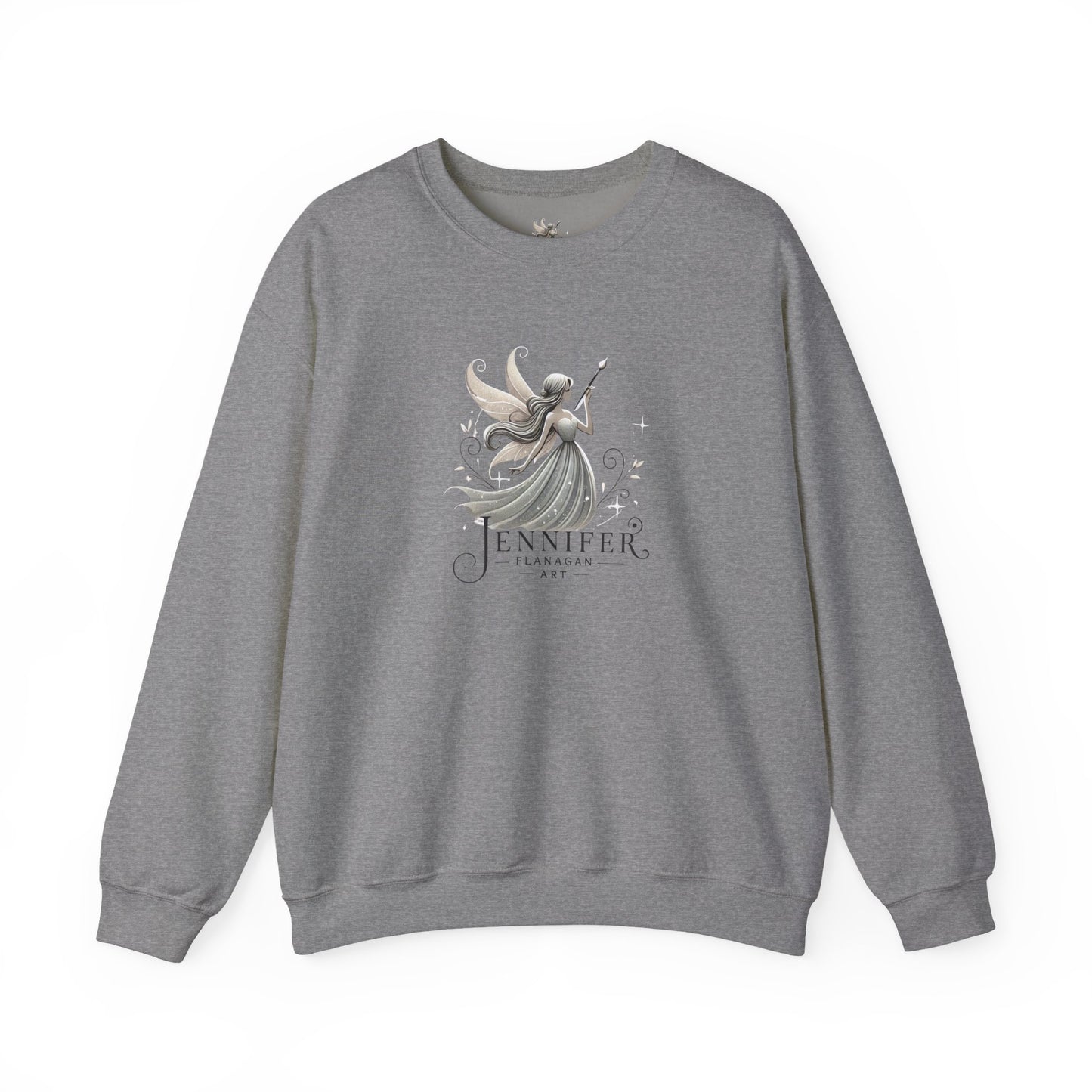 Whimsical Fairy Sweatshirt, Personalized Gift, Cozy Unisex Crewneck, Fantasy Themed Apparel, Unique Artwear, Perfect for Birthdays