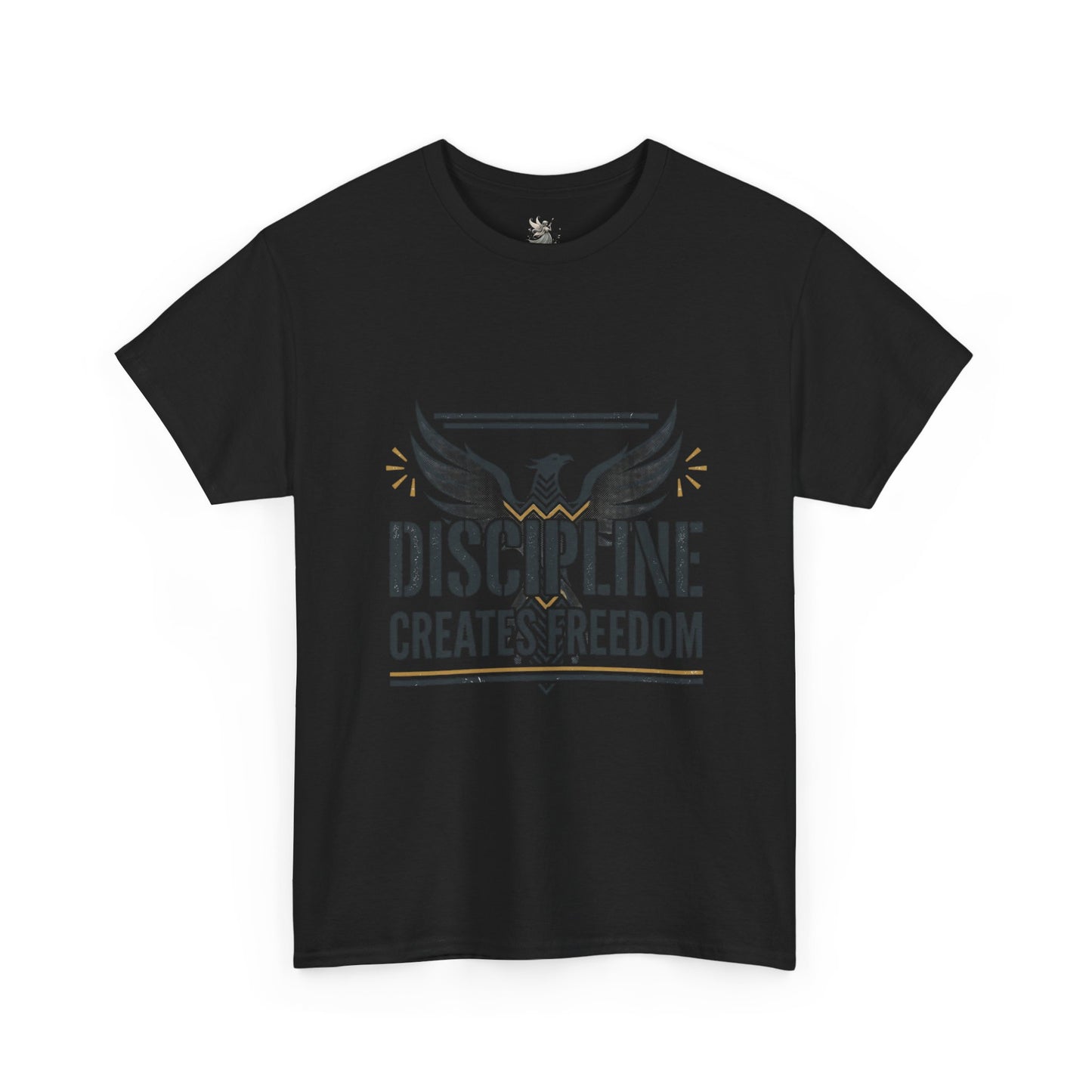Discipline Creates Freedom T-Shirt — Motivational Eagle Fitness Tee