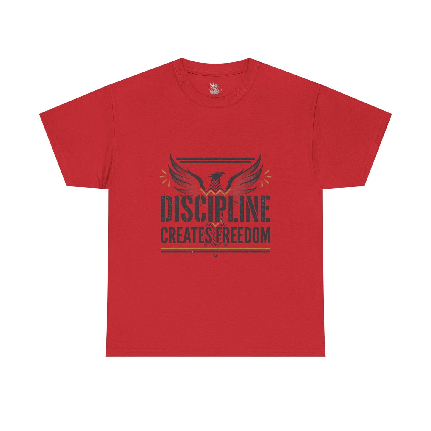Discipline Creates Freedom T-Shirt — Motivational Eagle Fitness Tee