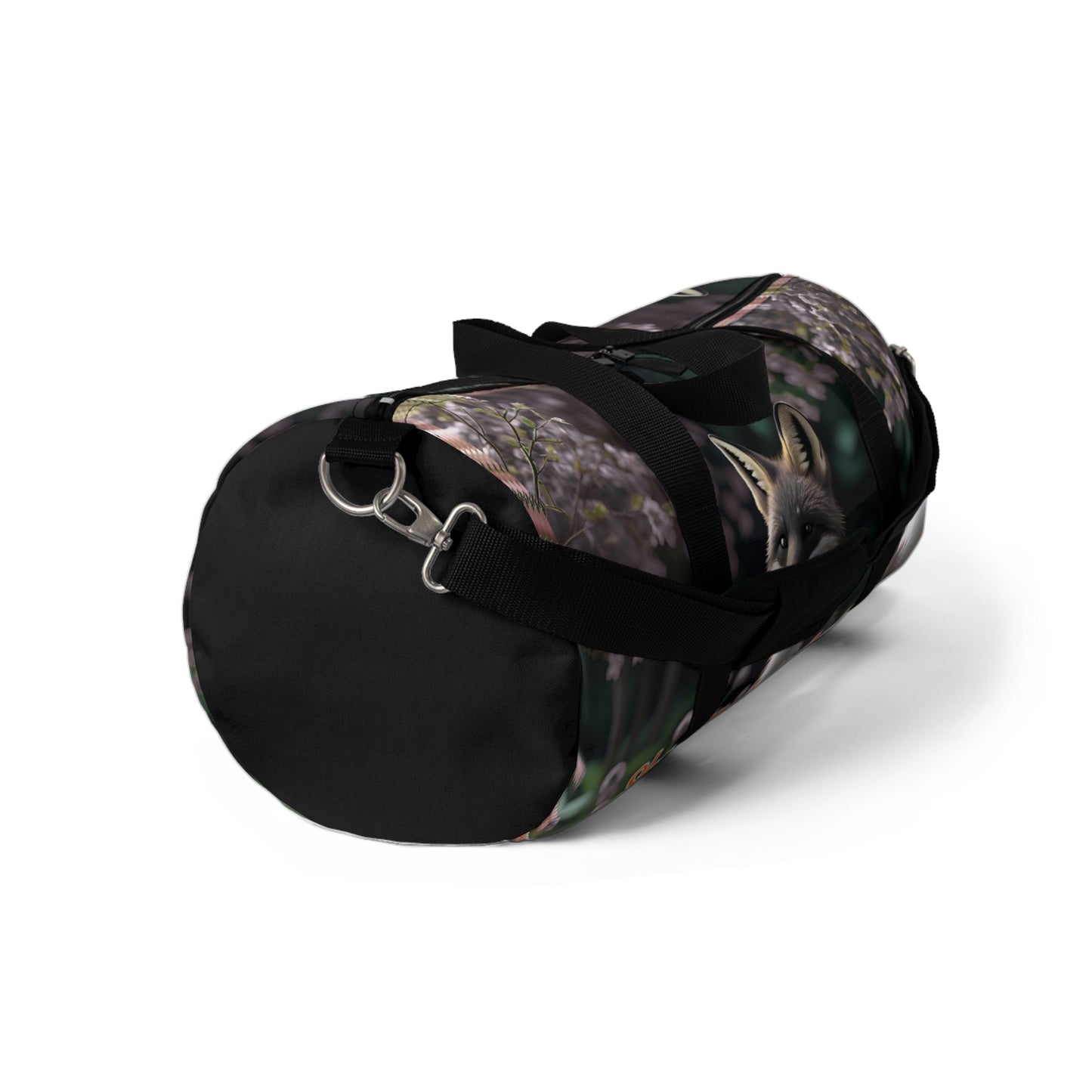 Floral Fox Duffel Bag | Perfect for Gym, Yoga, Travel, Gifts, Outdoor Adventures | Ideal for Nature Lovers!
