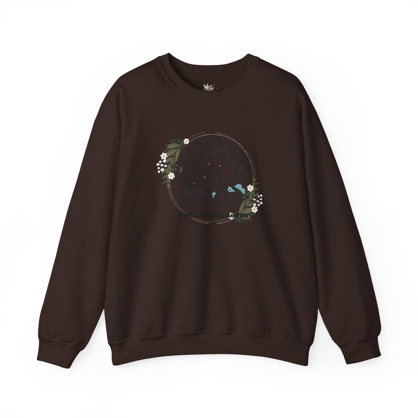 Hedgehog Sweatshirt - Valentine's Day Love Illustration