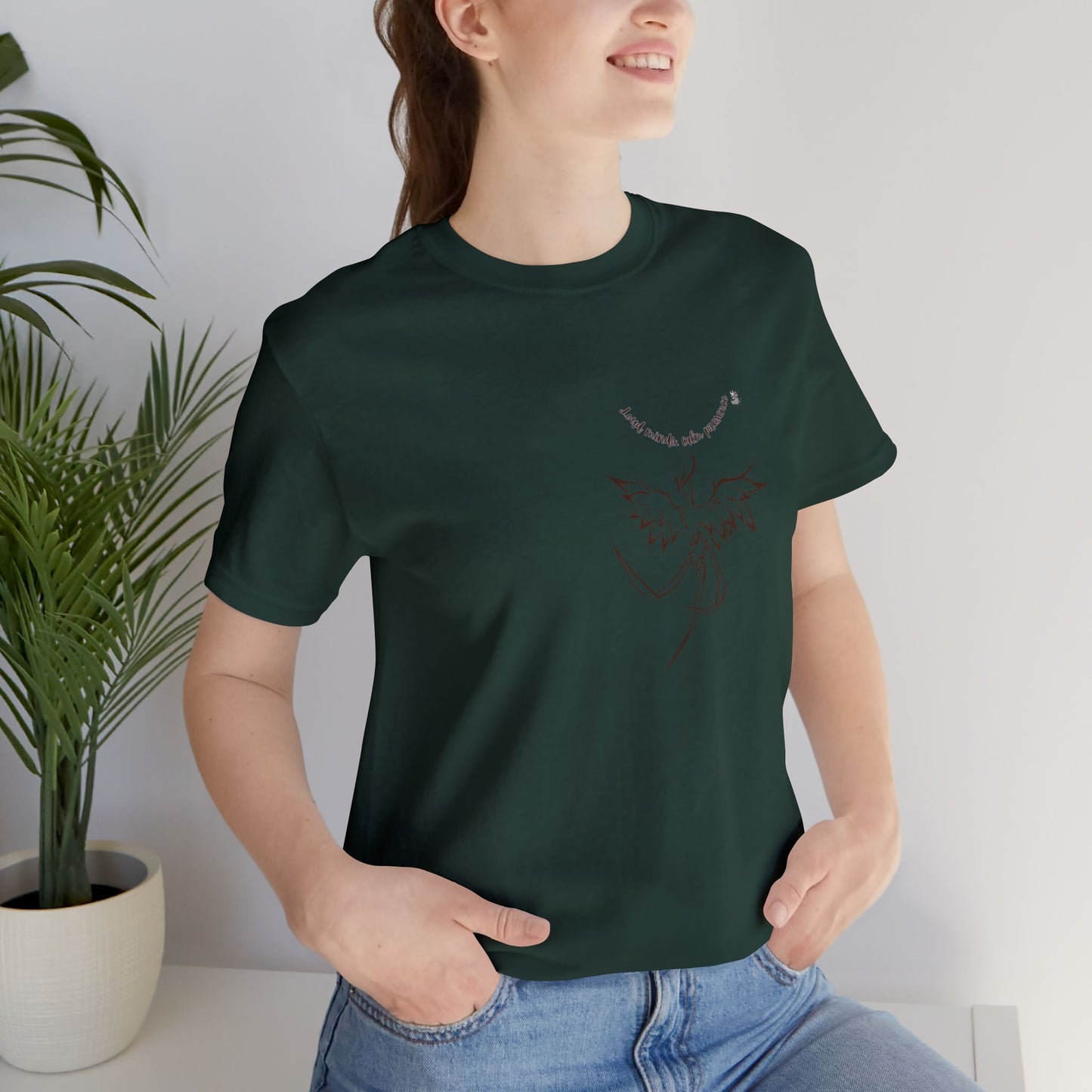 Floral Graphic Tee, Casual Wear, Summer Outfit, Gift for Her, Unique T-shirt, Everyday Style, Nature Lover Apparel