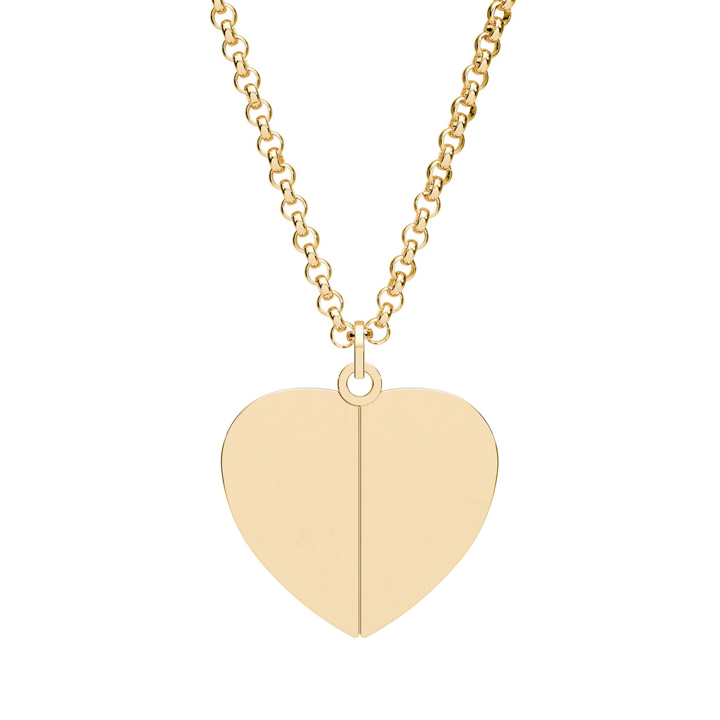 Hidden Message Heart Necklace (Engraving)