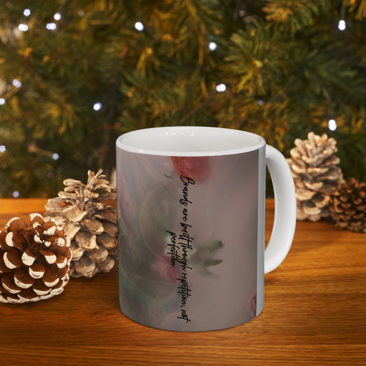 Elegant Mermaid Ceramic Mug - 11oz or 15oz, Whimsical Drinkware, Nautical Decor, Gift for Ocean Lovers, Fantasy Collection, Unique Homeware