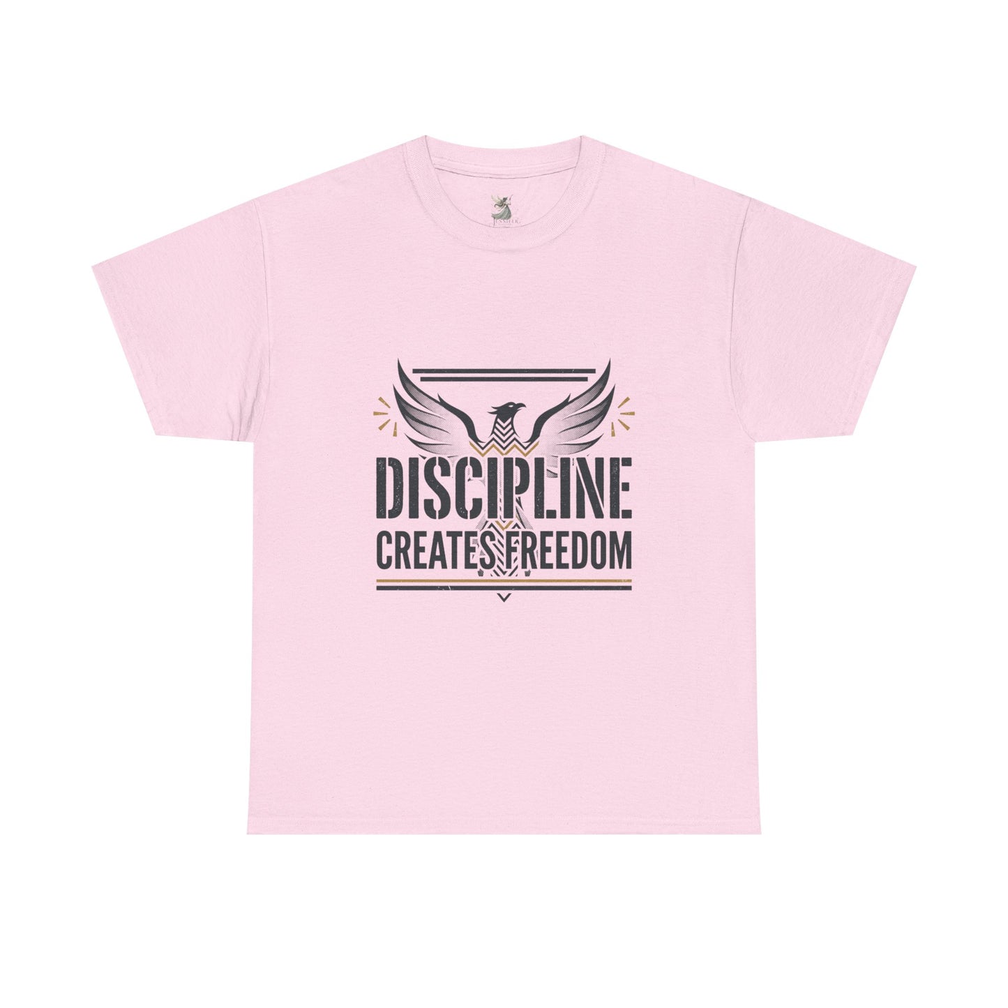 Discipline Creates Freedom T-Shirt — Motivational Eagle Fitness Tee