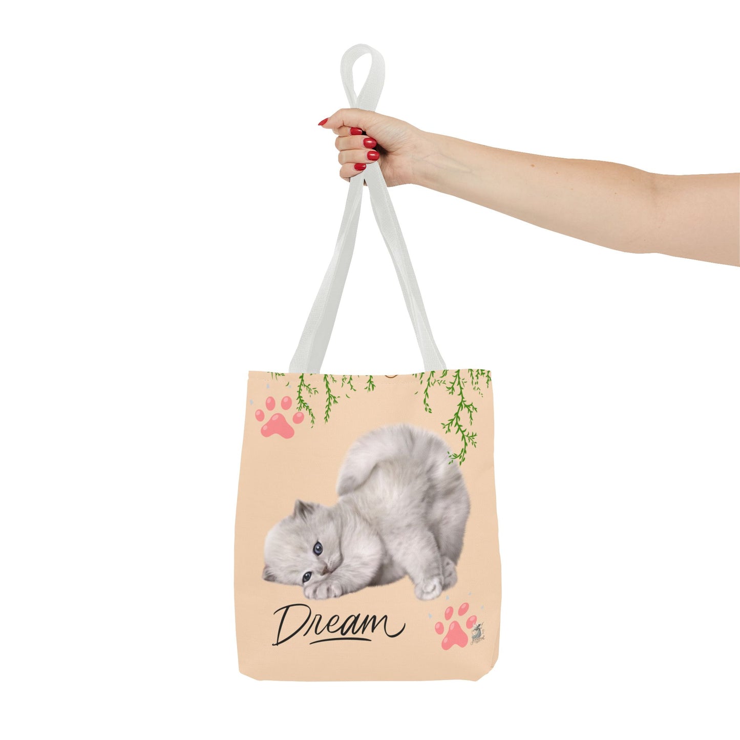 Dreamy Cat Tote Bag | Cute Pet Lover Gift | Stylish Eco-Friendly Tote | Paws & Whiskers Design | Everyday Use, Beach Bag, Shopping Bag