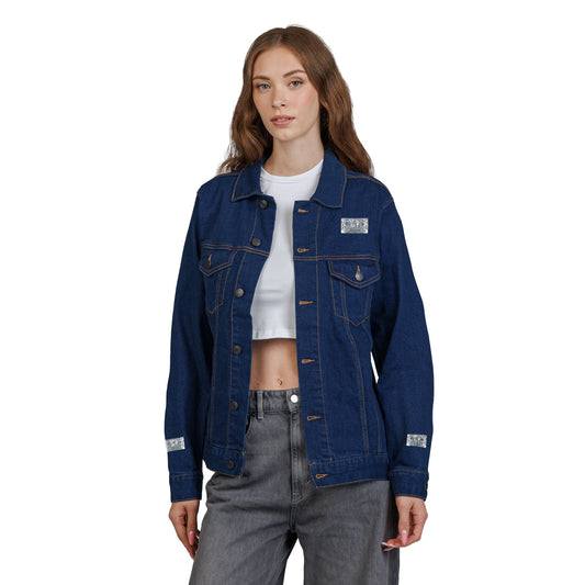 Stylish Unisex Embroidered Denim Jacket, Vintage Jean Jacket, Casual Wear, Spring Fashion, Unique Gifts for Him or Her