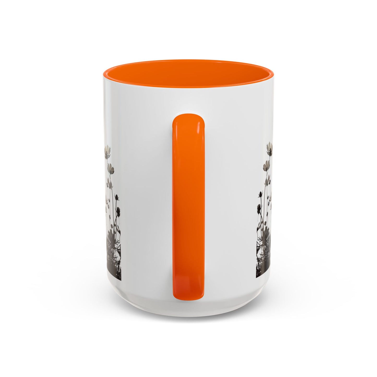 Floral Accent Coffee Mug